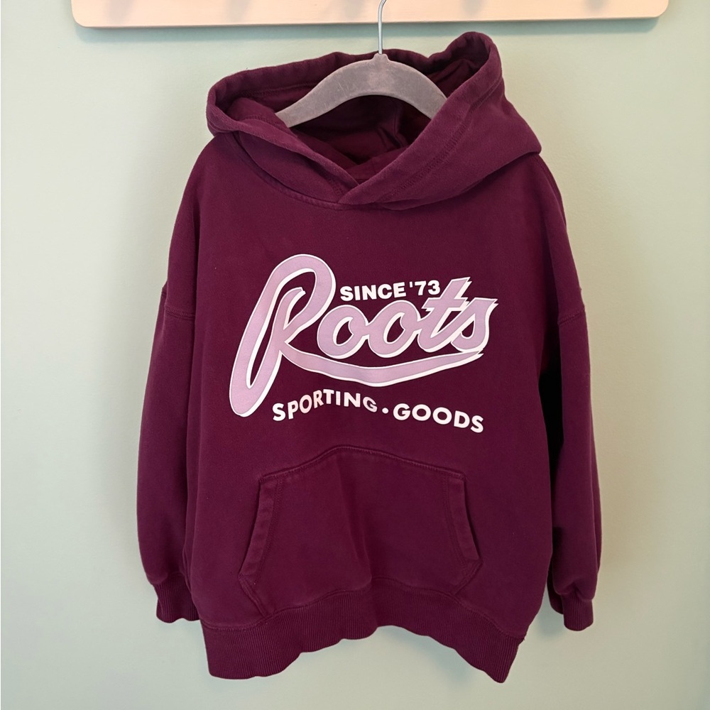 Roots Kids Hoodie Purple
